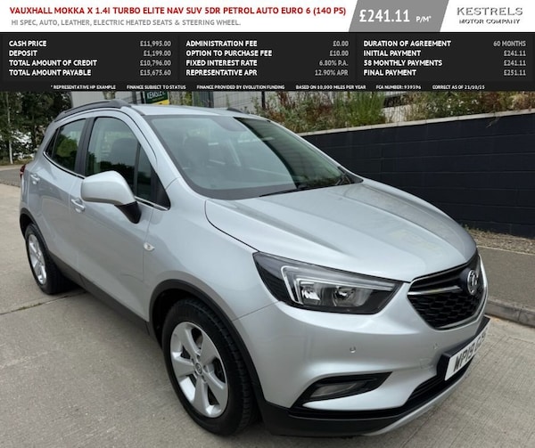 Used Vauxhall Mokka X 2019 for sale - 76190420: Photo 1