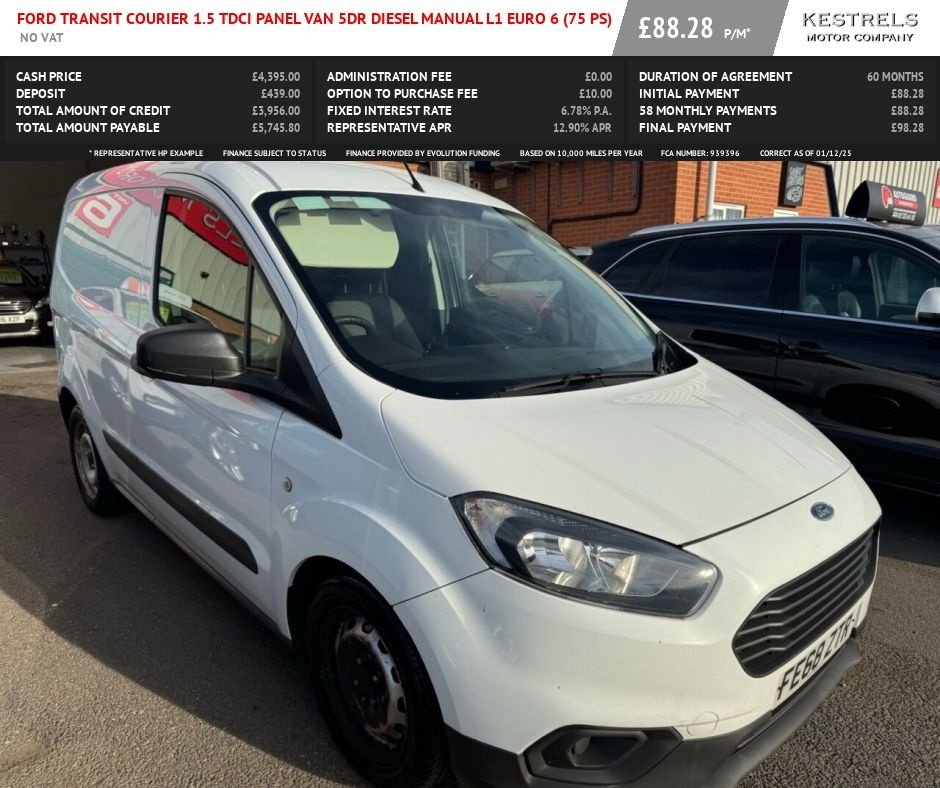 Used Ford Transit Courier 2018 for sale - 76942886: Photo 1