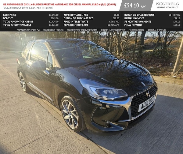 Used DS Automobiles DS 3 2016 for sale - 76190415: Photo 1