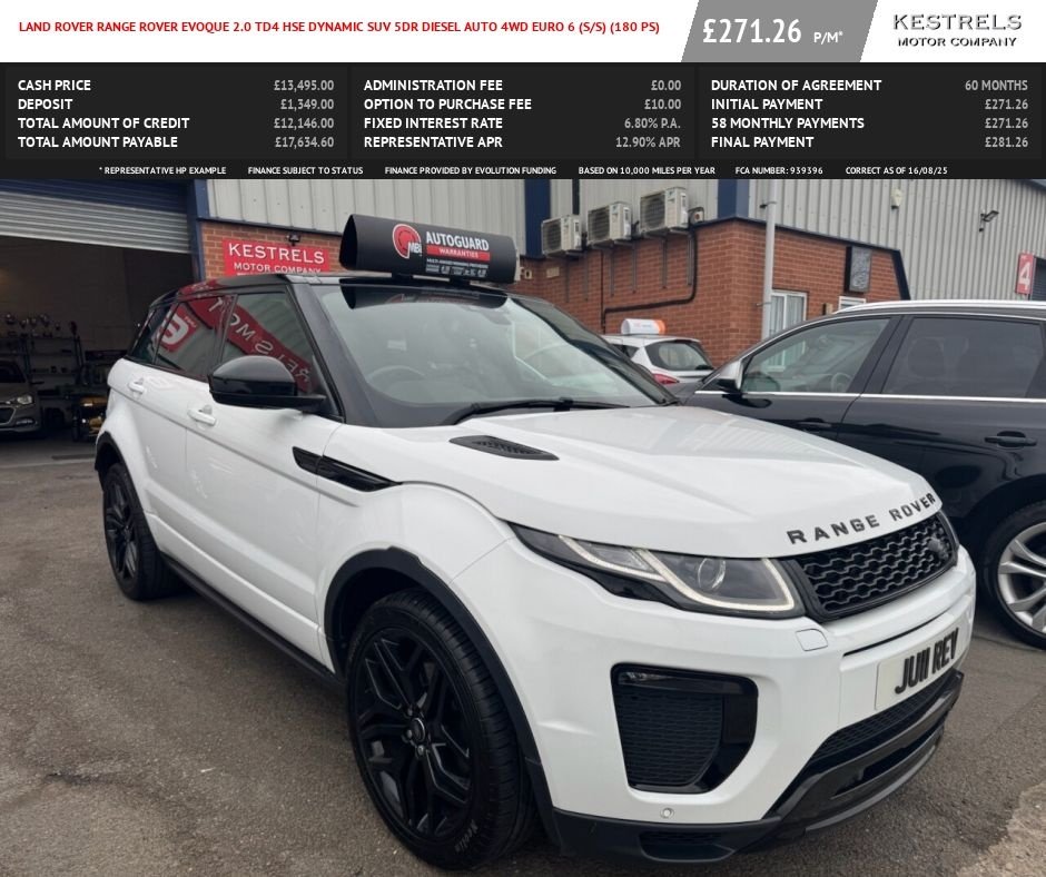 Used Land Rover Range Rover Evoque 2018 for sale - 76535586: Photo 1