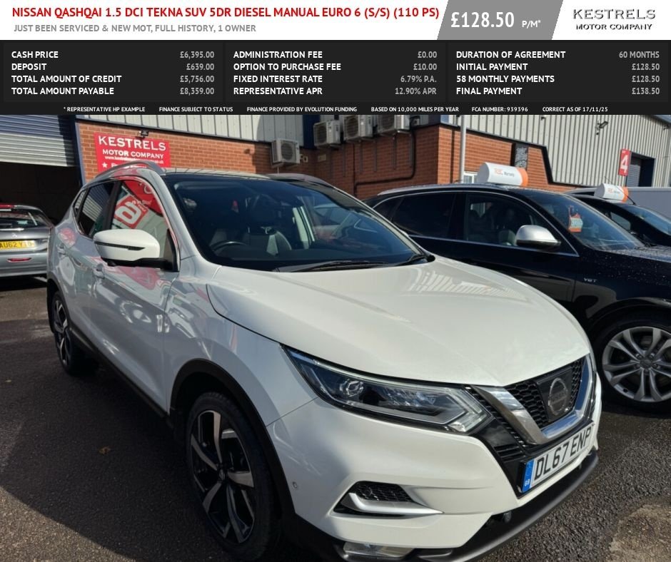 Used Nissan Qashqai 2017 for sale - 76604372: Photo 1