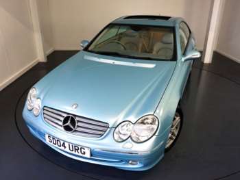 2004 (04) - 3.2 CLK320 Elegance Coupe-FINISHED IN ICE BLUE METALLIC WITH GREY NAPPA LEA 2-Door