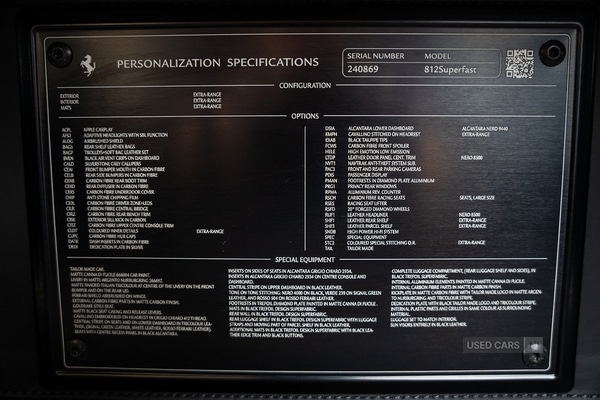 Used Ferrari 812 Superfast 2019 for sale - 78059174: Photo 2