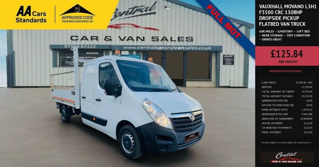 Used Vauxhall Movano 2018 for sale - 73033940: Photo 1
