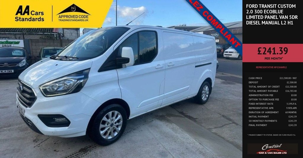Used Ford Transit Custom 2020 for sale - 76396156: Photo 1