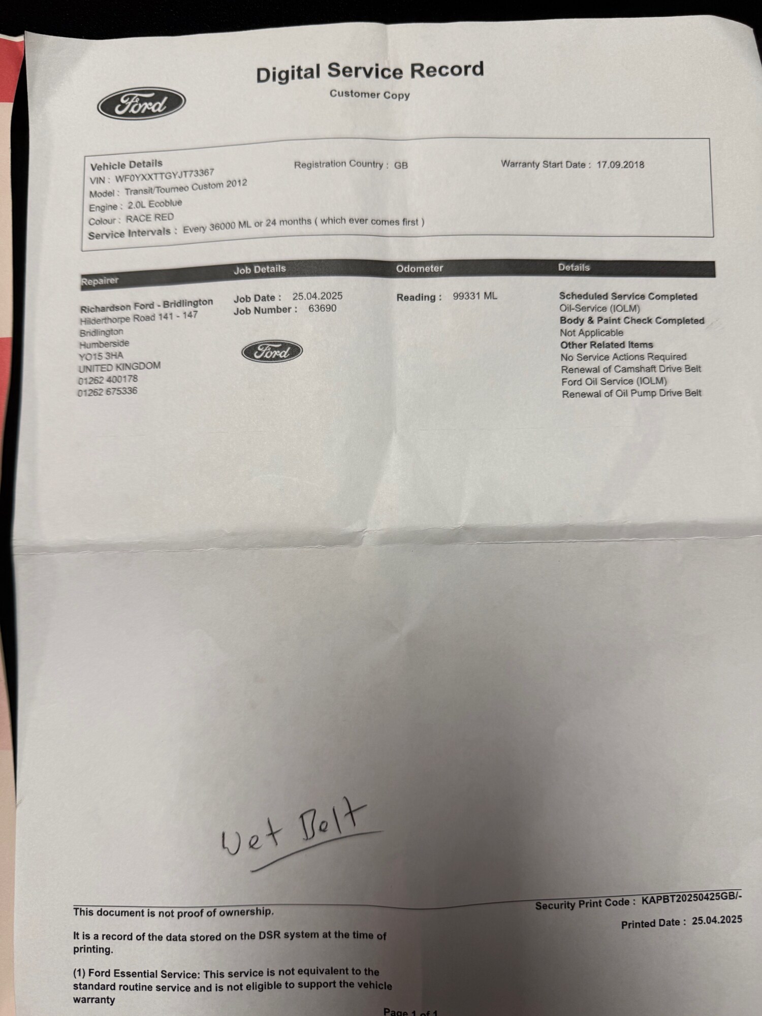 Used Ford Transit Custom 2018 for sale - 77399599: Photo 14