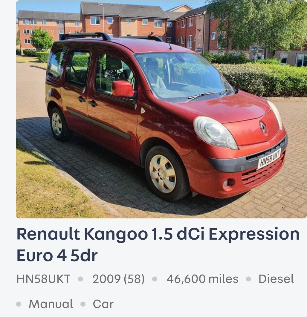 Used Renault Kangoo 2009 for sale - 76577374: Photo 1