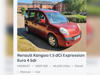 Used Renault Kangoo 2009 for sale - 76577374: Photo