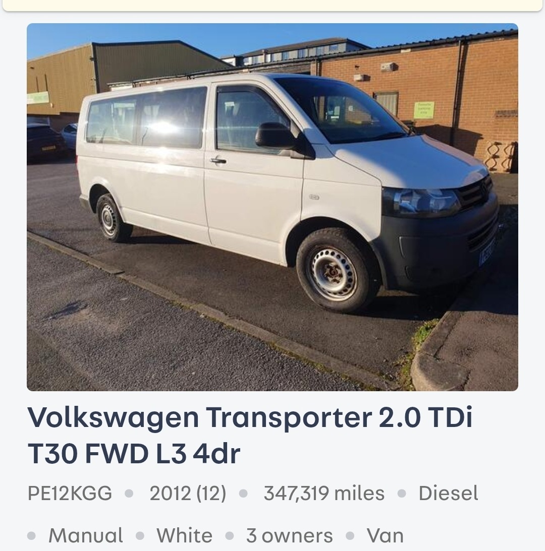 Used Volkswagen Transporter 2012 for sale - 76577505: Photo 1