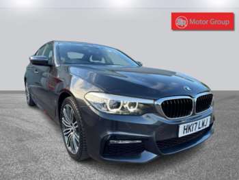 BMW, 5 Series 2018 (67) 2.0 520D XDRIVE M SPORT 4d AUTO-2 OWNER CAR FINISHED IN BLUESTONE WITH BLAC 4-Door