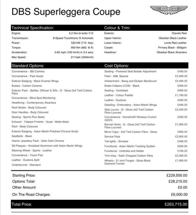 Used Aston Martin DBS for sale - 78215028: Photo 1