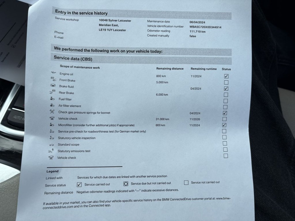 Used BMW 5 Series 2015 for sale - 75800494: Photo 30