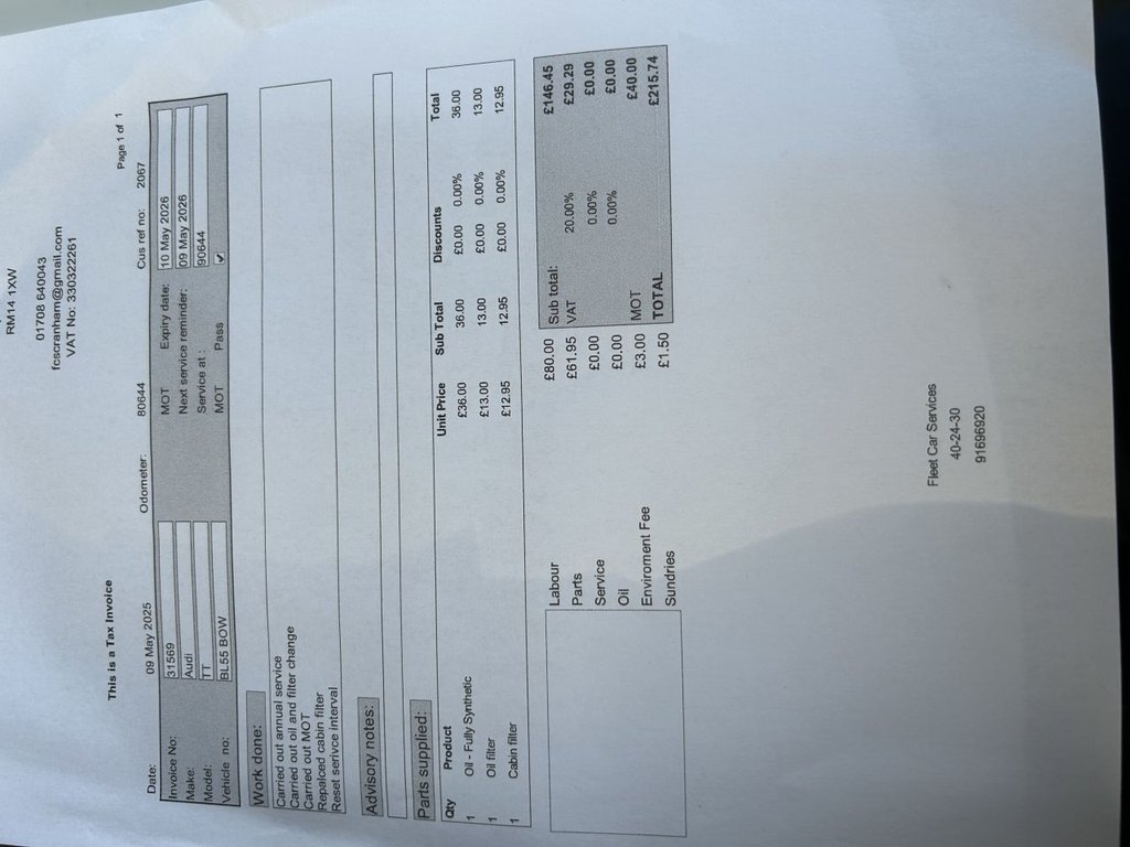 Used Audi TT 2013 for sale - 77007184: Photo 20