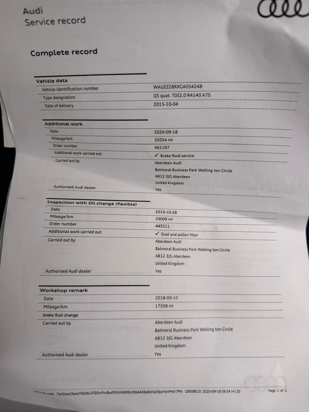 Used Audi Q5 2015 for sale - 76883087: Photo 27