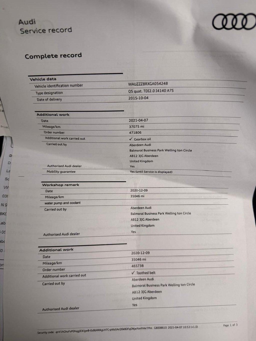 Used Audi Q5 2015 for sale - 76883087: Photo 28