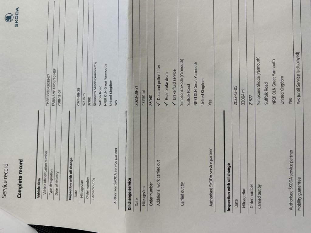 Used Skoda Fabia 2018 for sale - 77121366: Photo 25