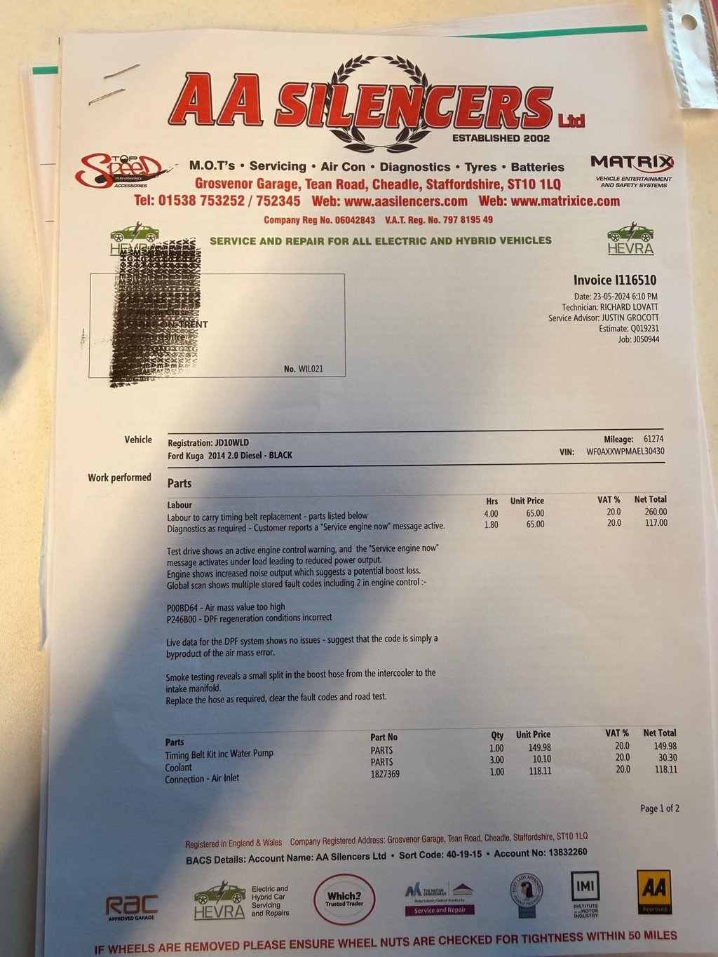 Used Ford Kuga 2014 for sale - 77153133: Photo 33