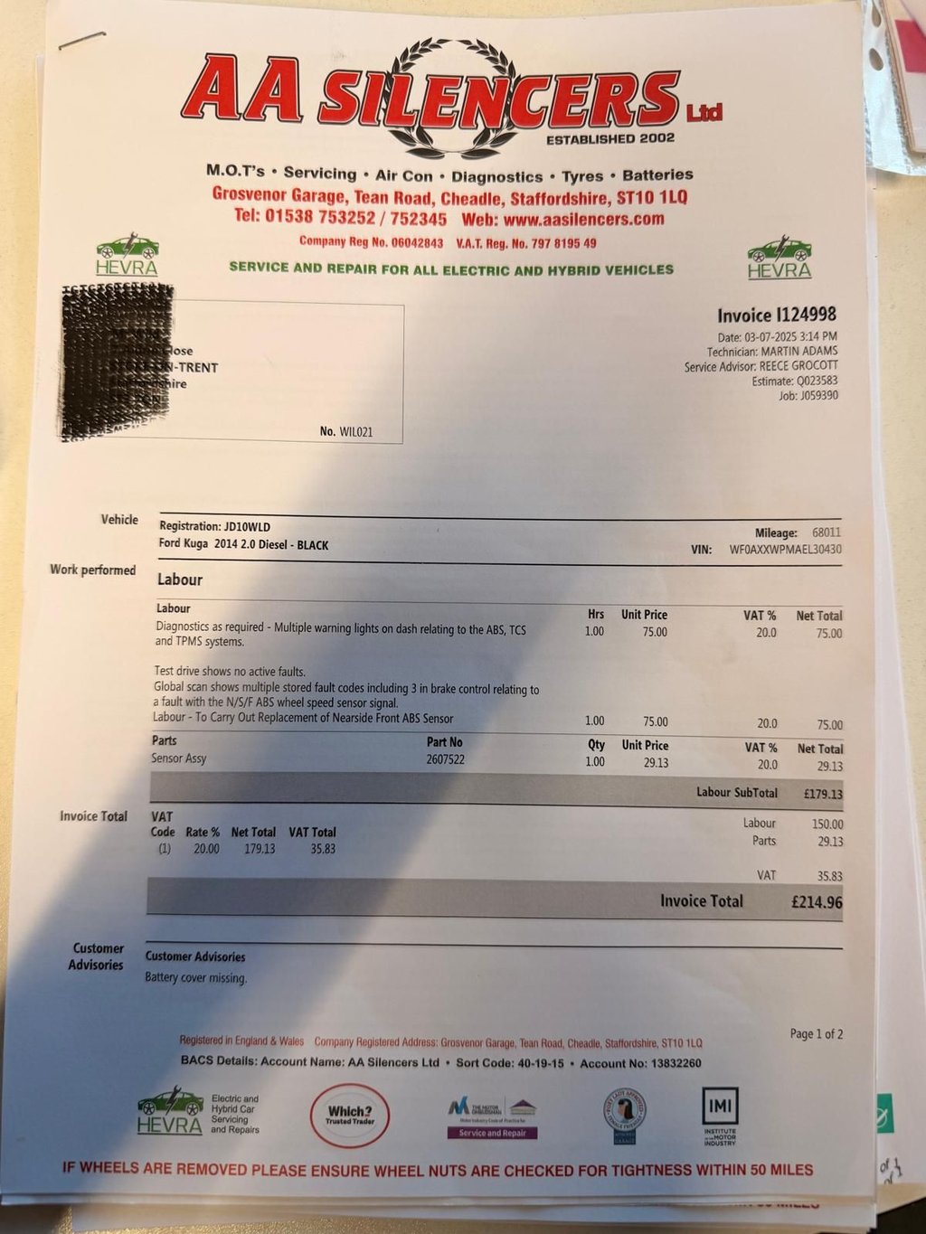 Used Ford Kuga 2014 for sale - 77153133: Photo 34