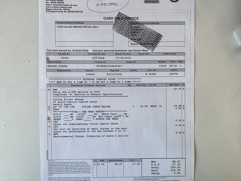 Used Renault Kadjar 2018 for sale - 76558639: Photo 30