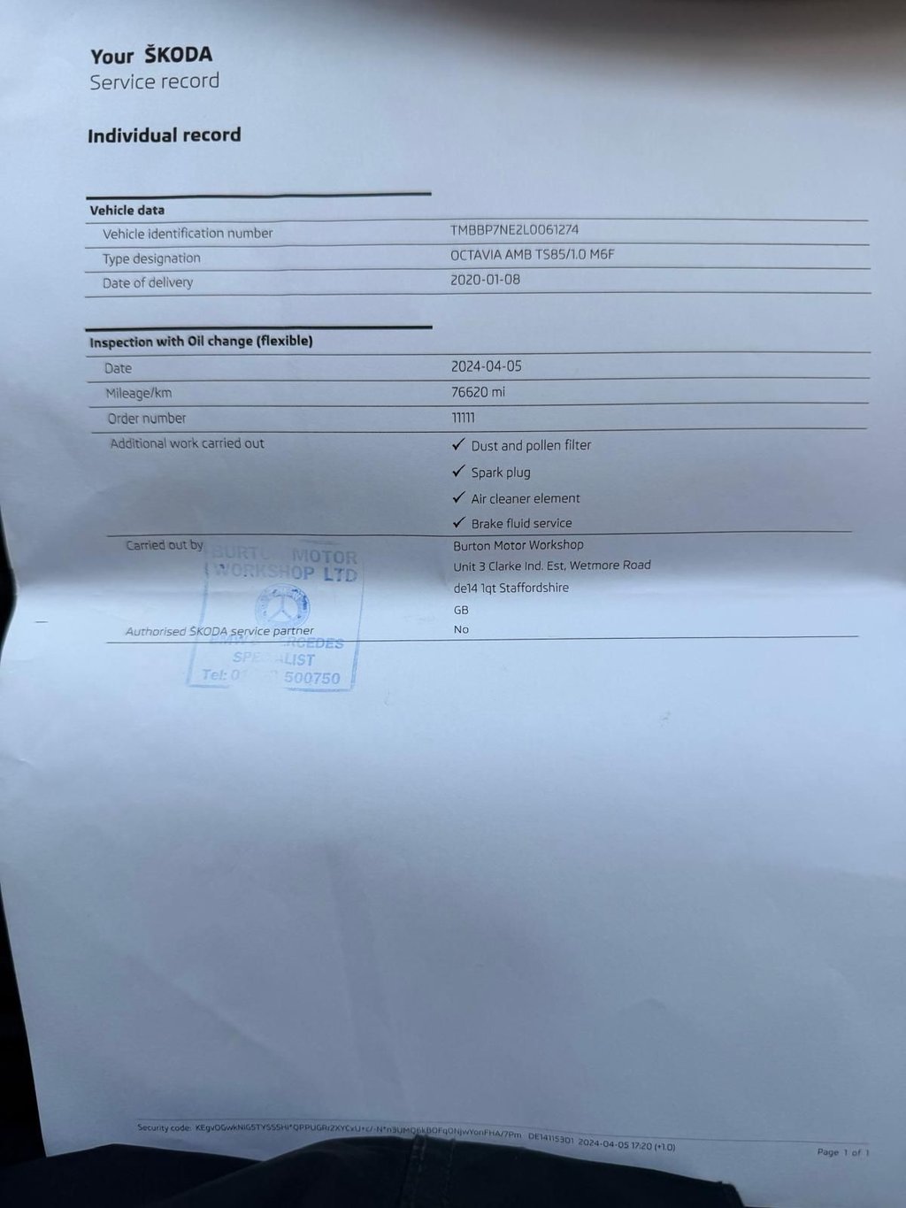 Used Skoda Octavia 2020 for sale - 77133083: Photo 24