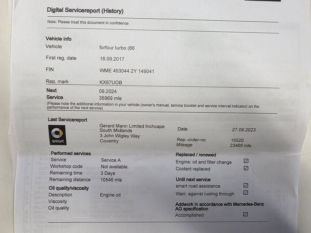 Used smart forfour 2017 for sale - 77383916: Photo 21