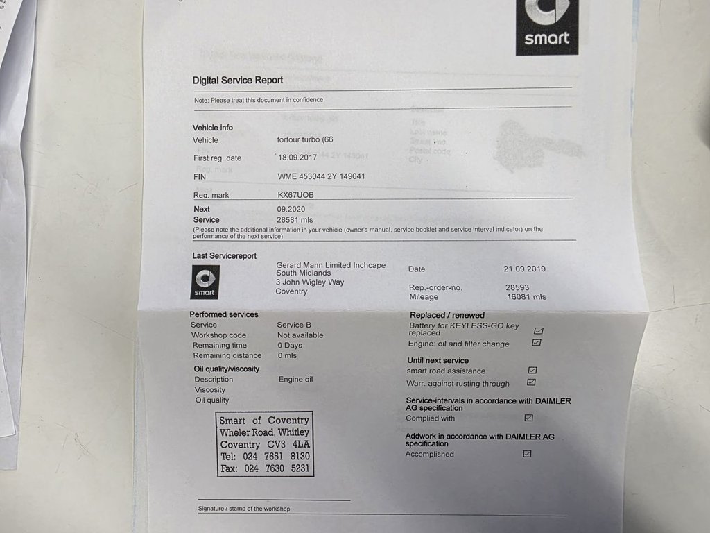 Used smart forfour 2017 for sale - 77383916: Photo 24