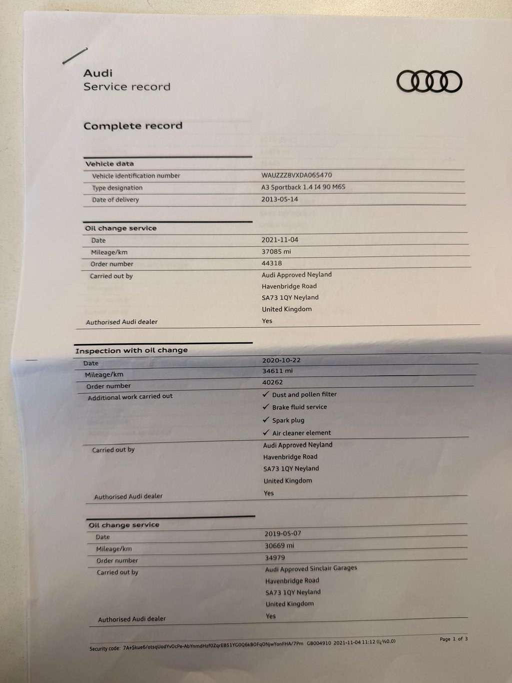 Used Audi A3 2013 for sale - 76740173: Photo 27