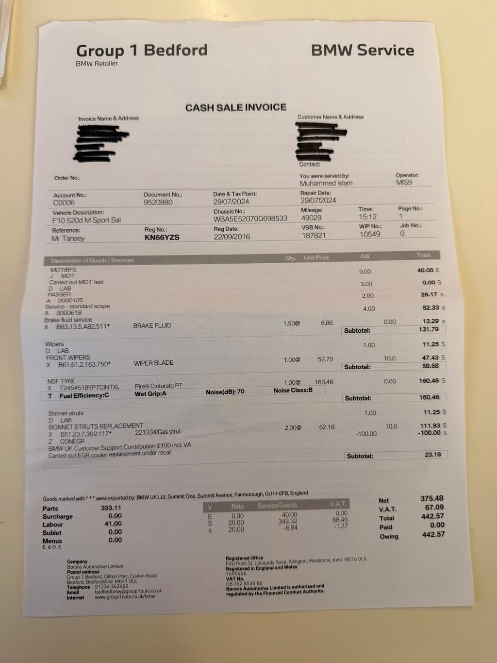 Used BMW 5 Series 2016 for sale - 76203427: Photo 23