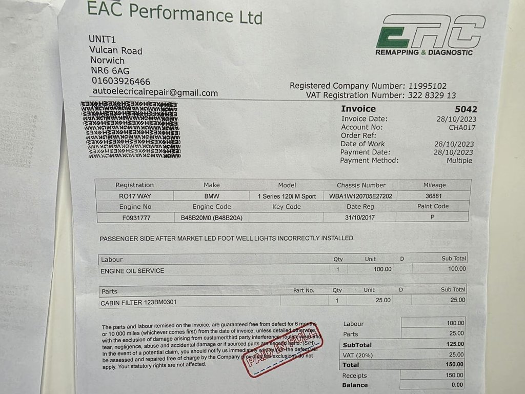 Used BMW 1 Series 2017 for sale - 76962157: Photo 24