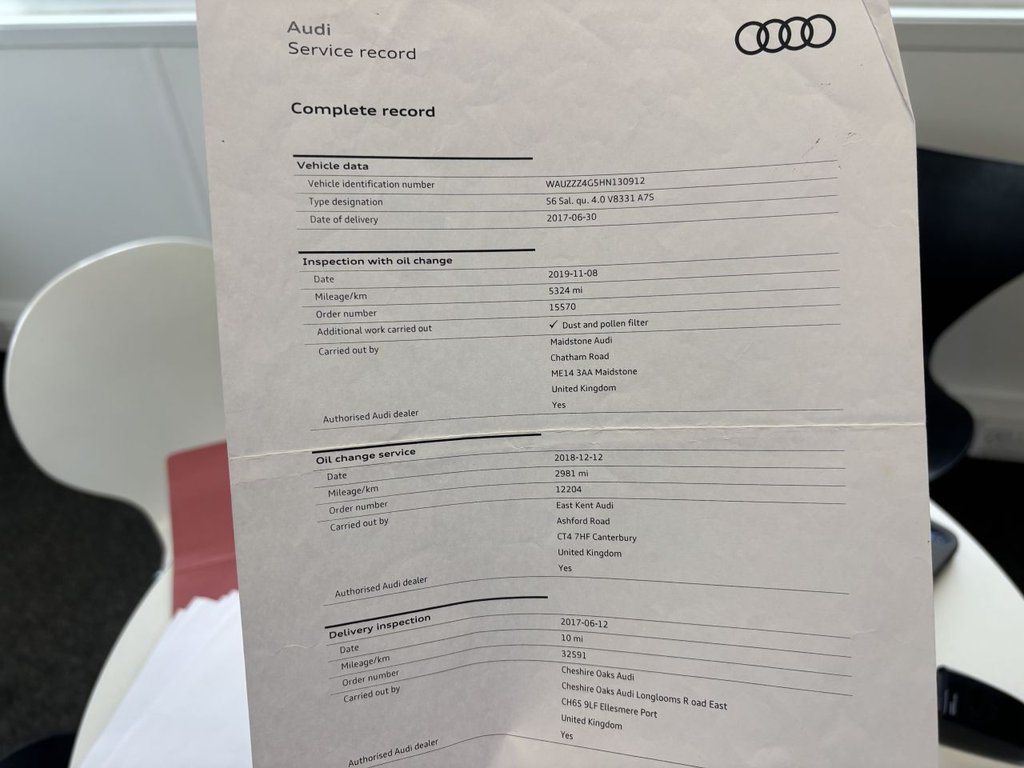 Used Audi S6 Saloon 2017 for sale - 77608565: Photo 42