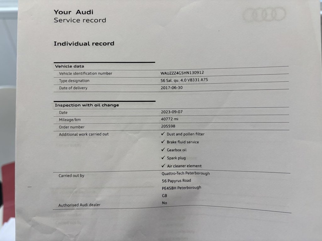 Used Audi S6 Saloon 2017 for sale - 77608565: Photo 43