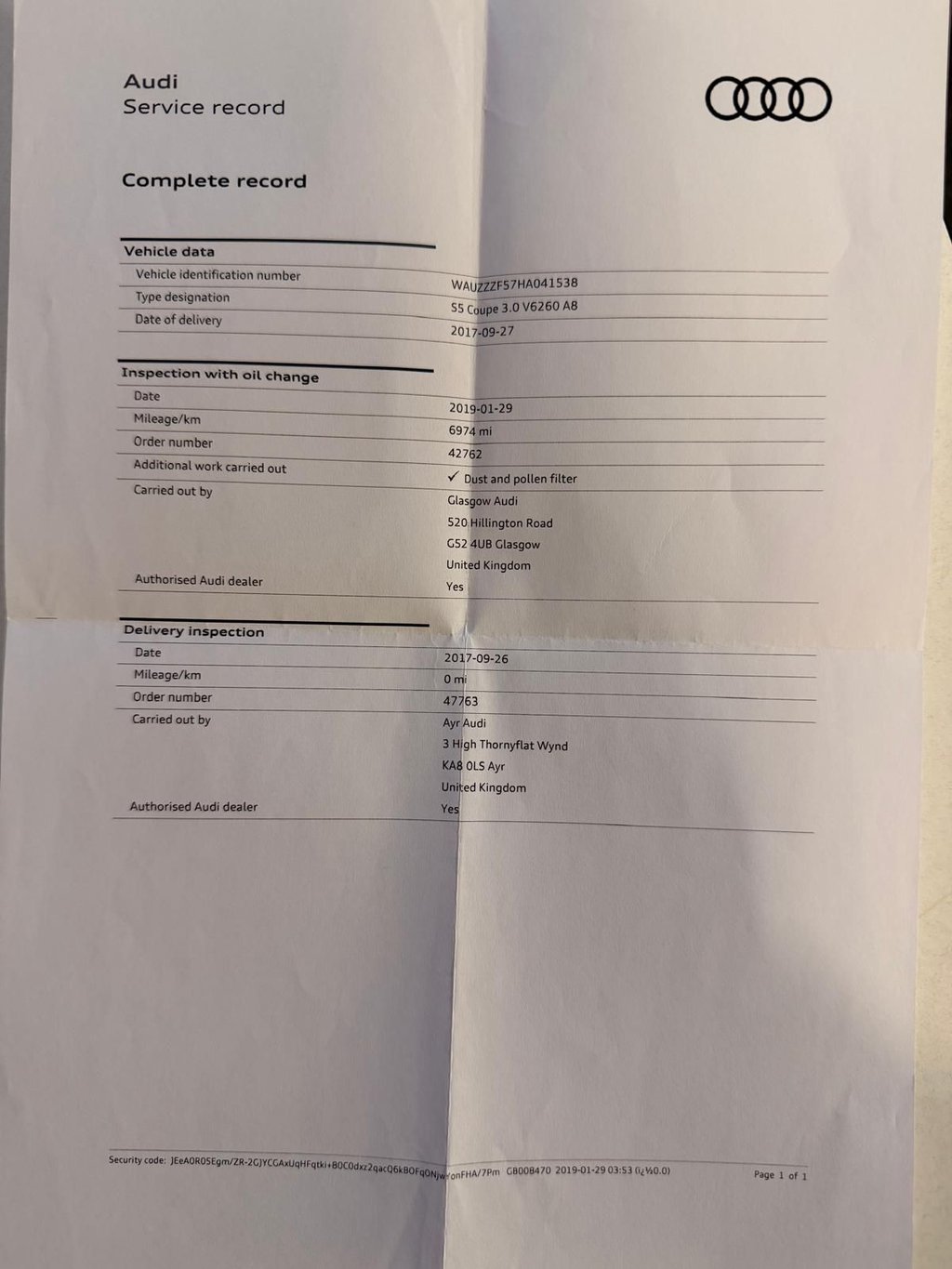 Used Audi S5 2017 for sale - 77089119: Photo 23