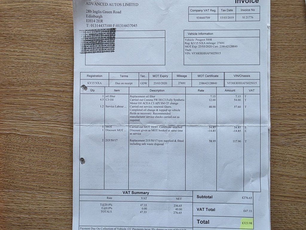 Used Peugeot 5008 2015 for sale - 76783559: Photo 33