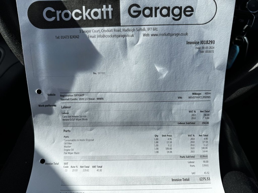 Used Vauxhall Combo 2020 for sale - 76909875: Photo 24