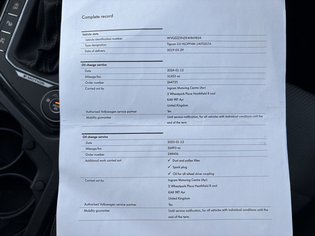 Used Volkswagen Tiguan 2019 for sale - 76900893: Photo 27