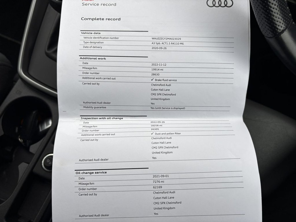 Used Audi A3 2020 for sale - 76985998: Photo 24