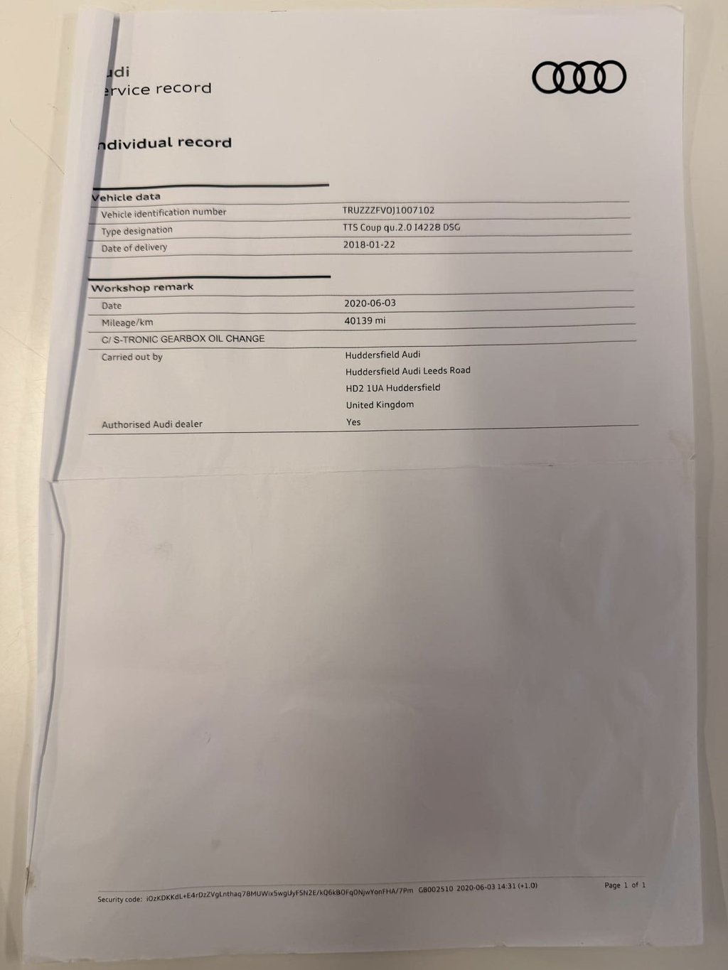 Used Audi TTS 2018 for sale - 77287787: Photo 32