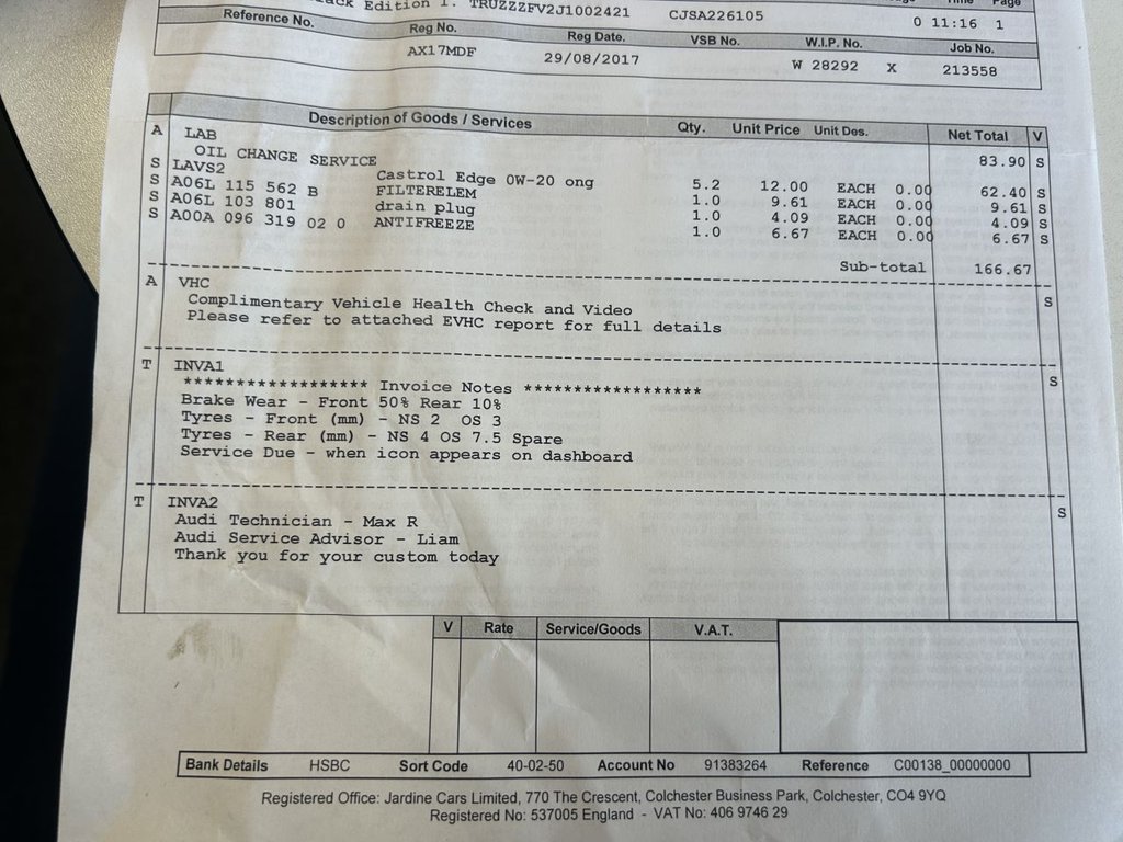 Used Audi TT 2017 for sale - 76570009: Photo 20