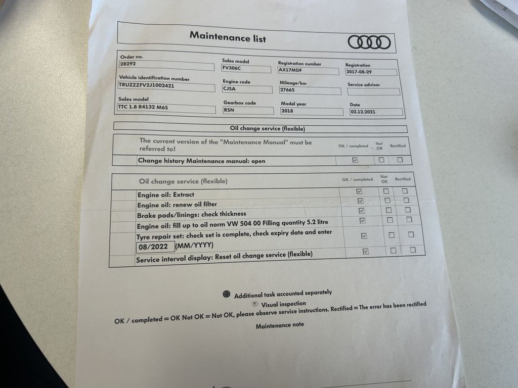 Used Audi TT 2017 for sale - 76570009: Photo 24