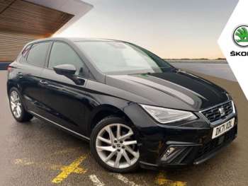 2021 SEAT Ibiza 1.0 TSI 95 FR Sport [EZ] 5dr £15,185 12,904 miles Black