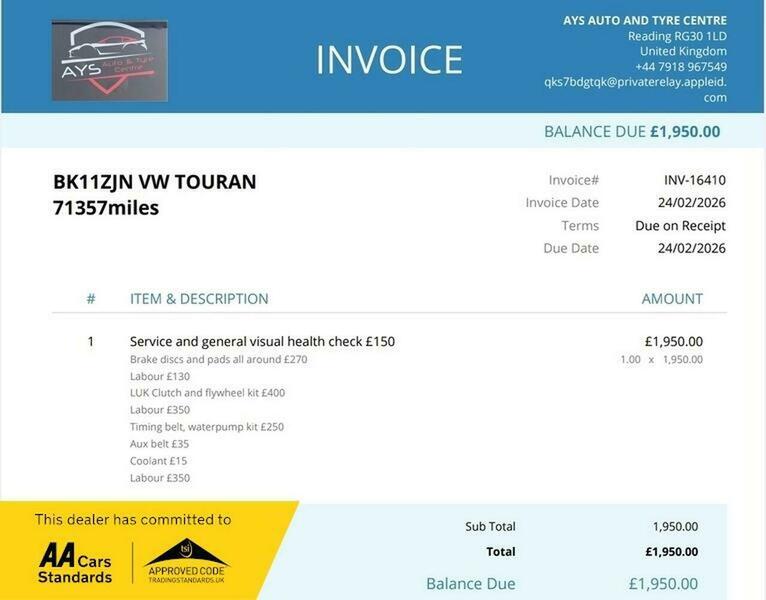 Used Volkswagen Touran 2011 for sale - 77802424: Photo 44