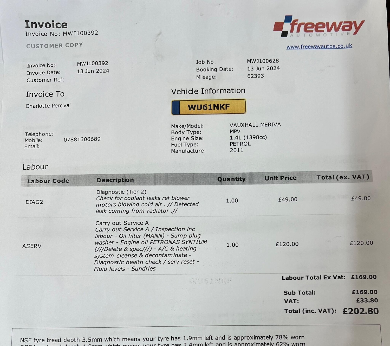 Used Vauxhall Meriva 2011 for sale - 77087822: Photo 23