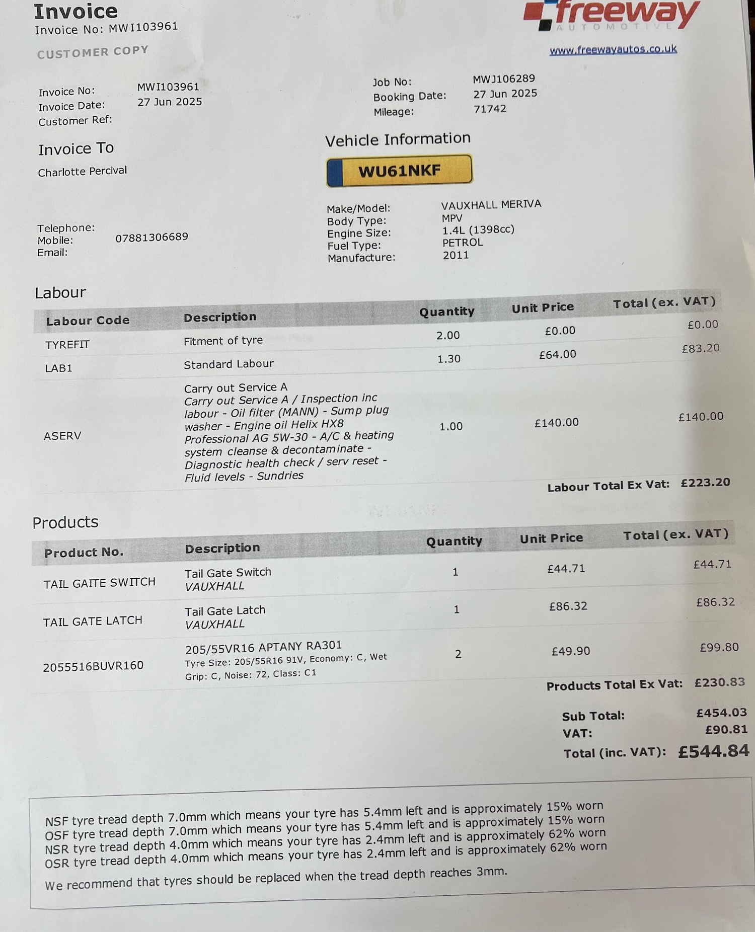 Used Vauxhall Meriva 2011 for sale - 77087822: Photo 25