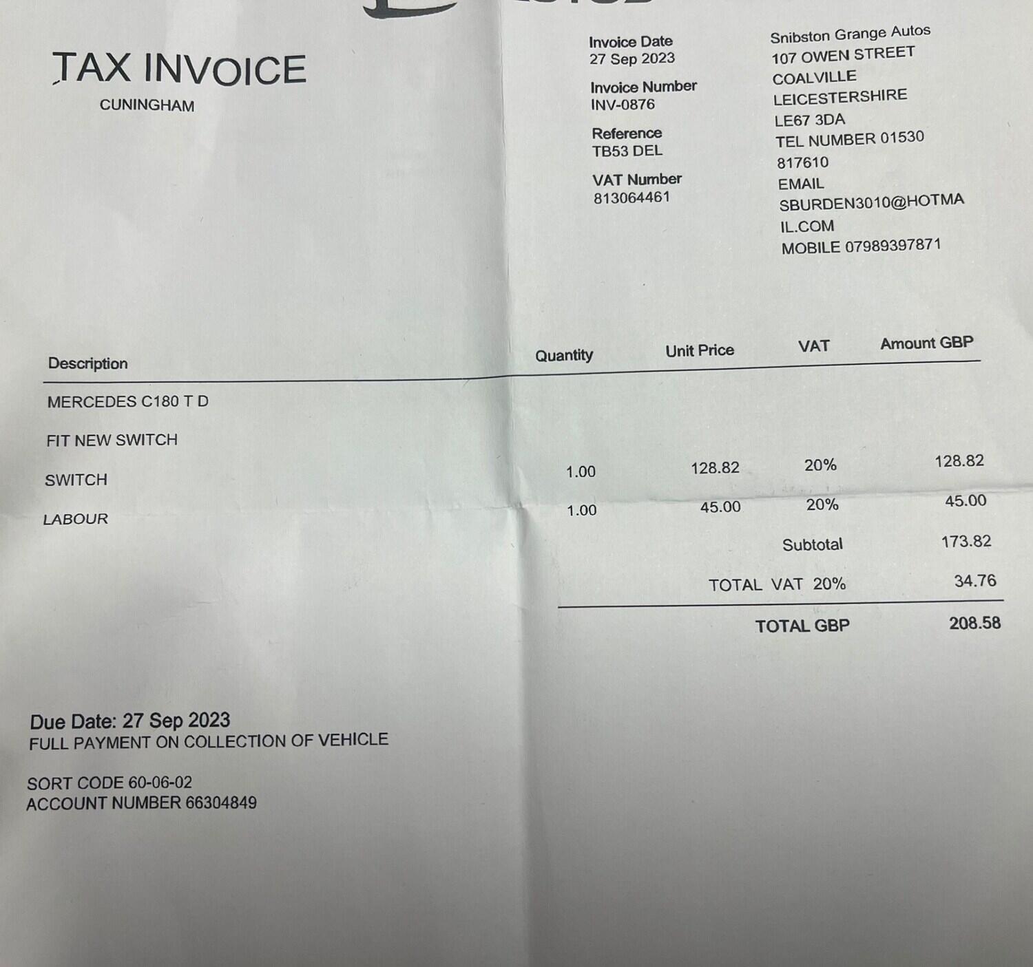 Used Mercedes-Benz C Class 2003 for sale - 77087816: Photo 30