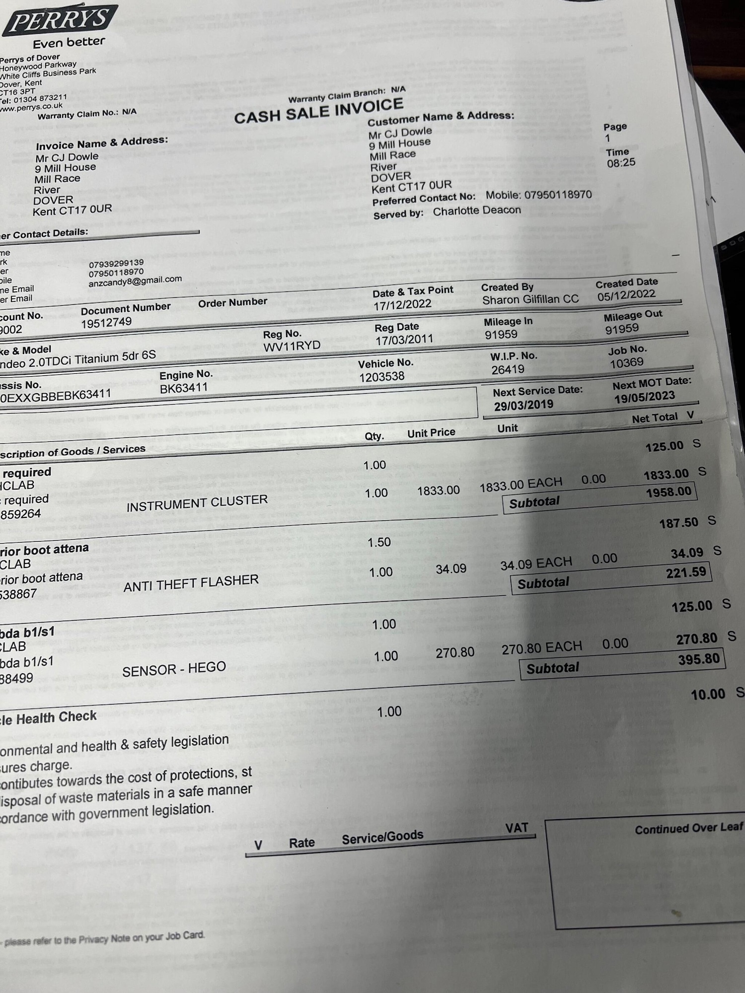 Used Ford Mondeo 2011 for sale - 77087824: Photo 3