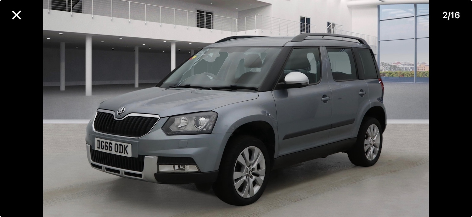 Used Skoda Yeti 2016 for sale - 77656001: Photo 2