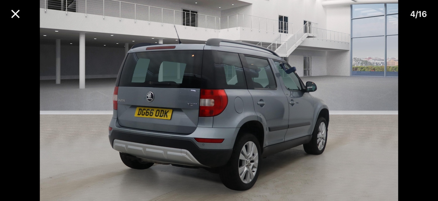 Used Skoda Yeti 2016 for sale - 77656001: Photo 4