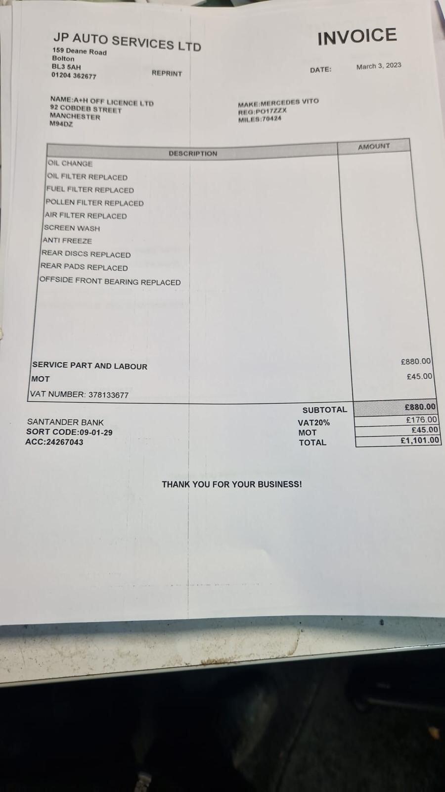 Used Mercedes-Benz Vito 2017 for sale - 78081289: Photo 27