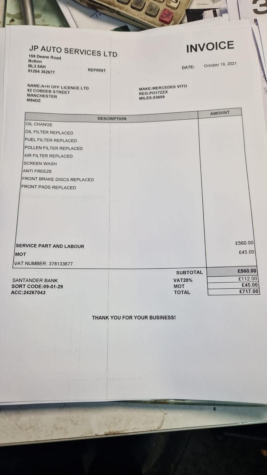 Used Mercedes-Benz Vito 2017 for sale - 78081289: Photo 28