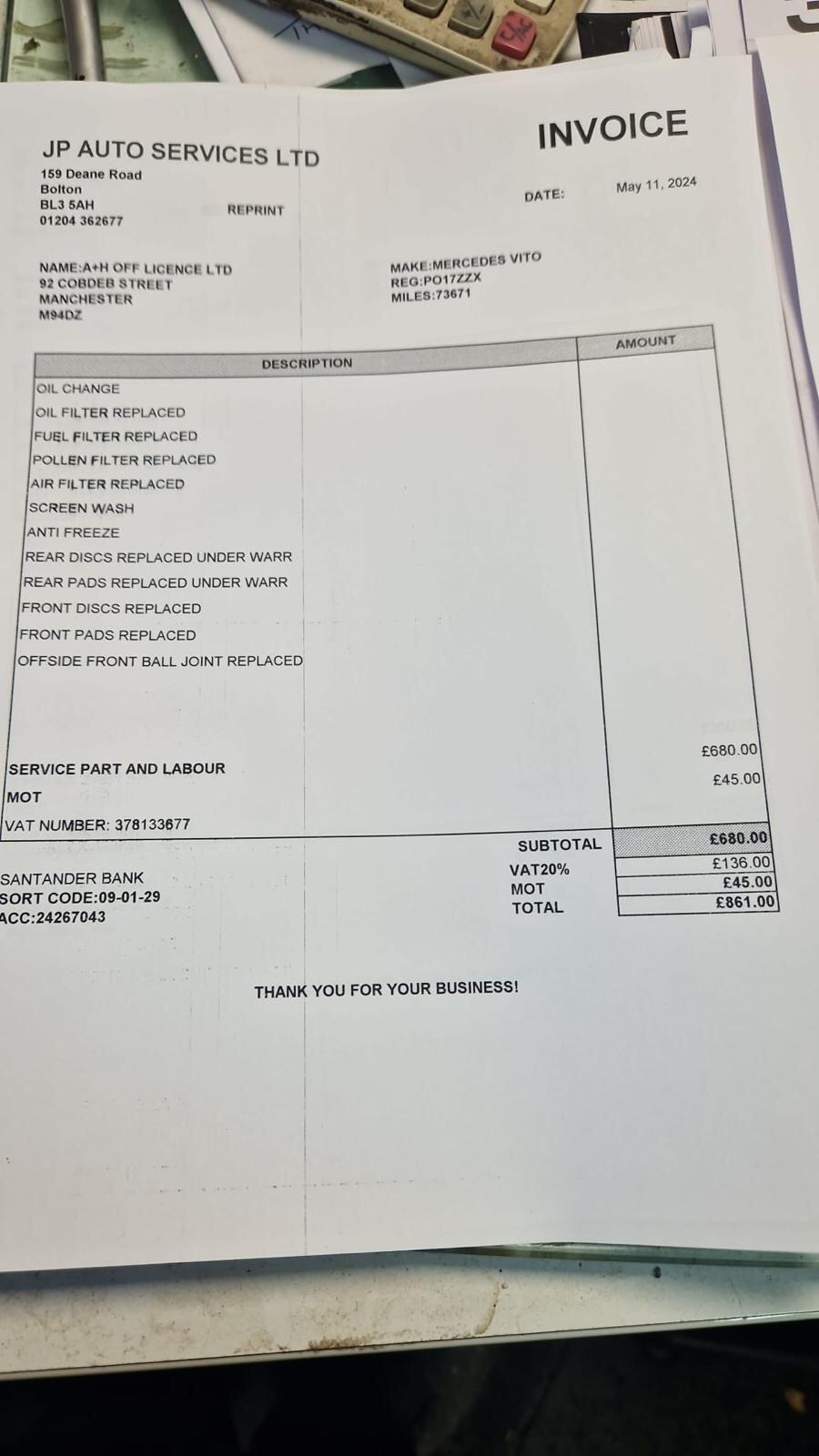 Used Mercedes-Benz Vito 2017 for sale - 78081289: Photo 30